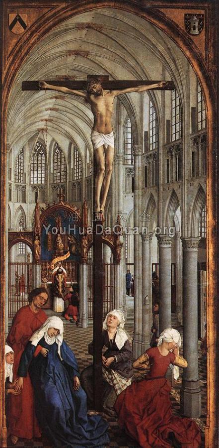 Seven Sacraments Altarpiece-Central Panel - 罗吉尔·凡·德·韦登